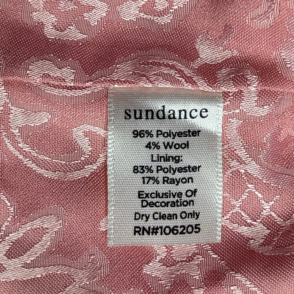 Sundance Alpine Coast Jacket size Medium Embroidered Bohemian Blazer Navy Floral - Picture 9 of 10
